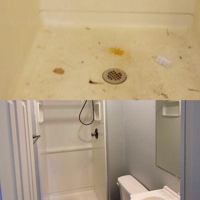 Bathroom deep cleaning