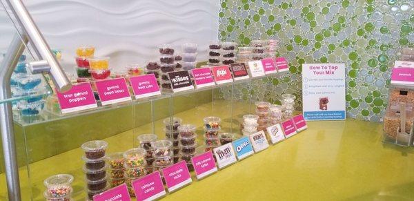 Toppings bar