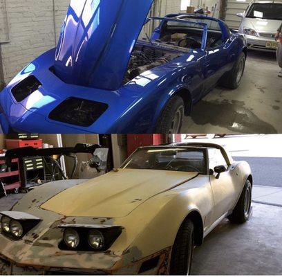 Paint Job on a 1980 Corvette