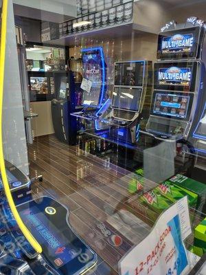 Video gaming is here! It's located in a replica of a 1950's Standard Oil Station. Definitely worth a look. Stop in any time.