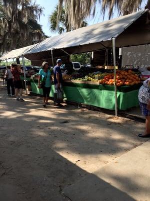 Produce out front.