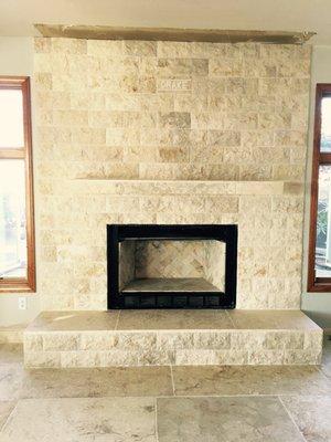 custom made fireplace