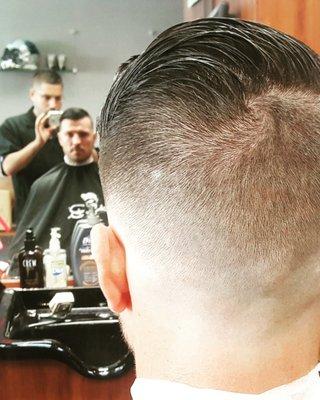 #Southparkbarber #crazorrazy #marcmaio #taper #menscuts #mensgrooming #southparkbarber #fade #beard #buisnessmantaper