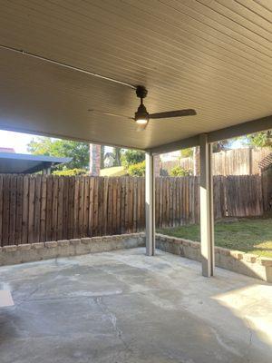 Outdoor Ceiling fan replacement