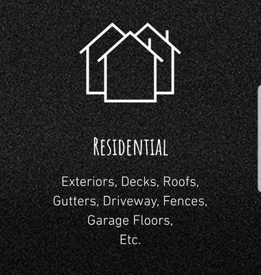 Some of our services we offer for residential customers! All estimates are free!