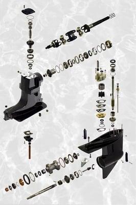 Exploded View GLM Outdrive