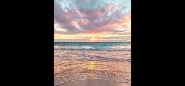 The beach is my favorite place to sit & relax