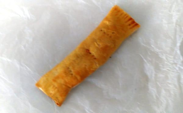 Cheese Roll: Oven baked savory pastry stuffed with cheese.