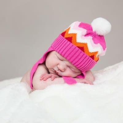 Sleeping Beauty- six days old infant portraits