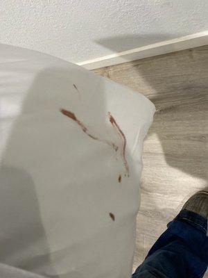 Bloody pillow