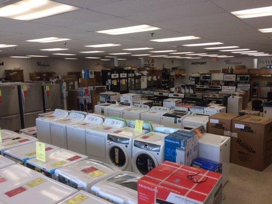 Amana, Maytag, LG, GE, Whirlpool, KitchenAid and more.