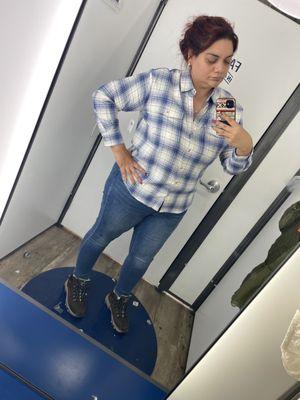 Jeans and shirt from Old Navy