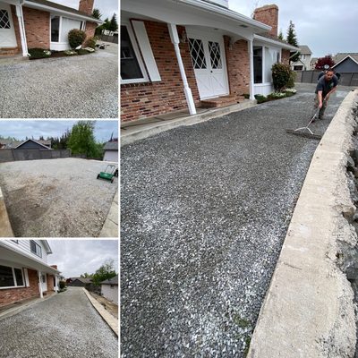 5/8 gravel installation