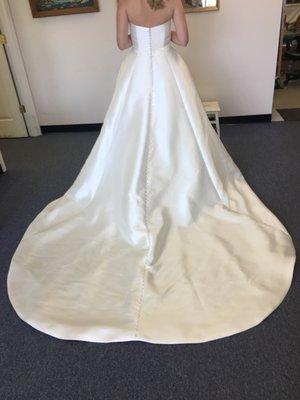 Altered wedding dress