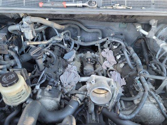 Replacing starter 
Nissan armada