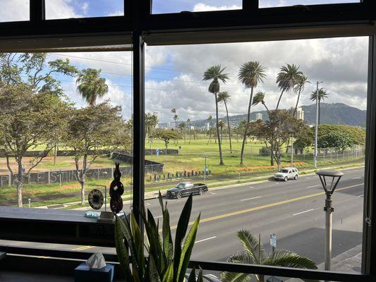 Love a golf course view!