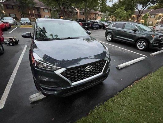 Hyundai exterior front Detailing Wash