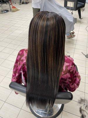 Sew-in wave