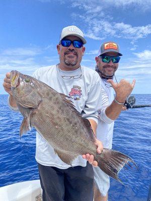 Scamp Grouper 70 miles offshore.