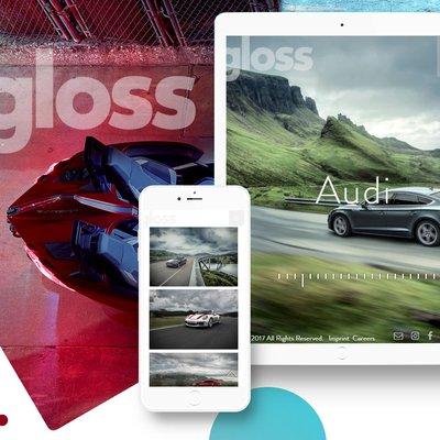 Web Design and Development for Los Angeles agency gloss