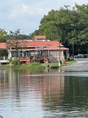 Restaurant from the dock.