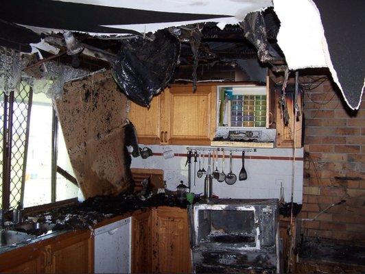 fire damage restoration