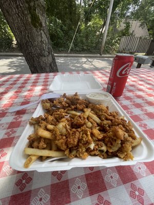 Fried clam plate