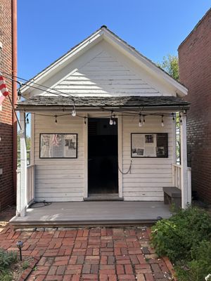 One room schoolhouse.