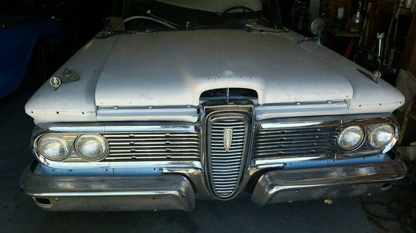 We love to buy classic cars like this old Edsel.