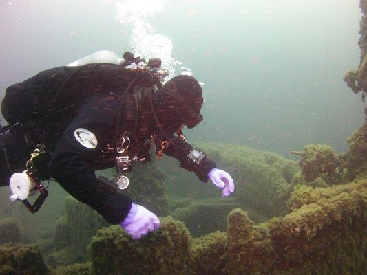 Mackinac wreck diving