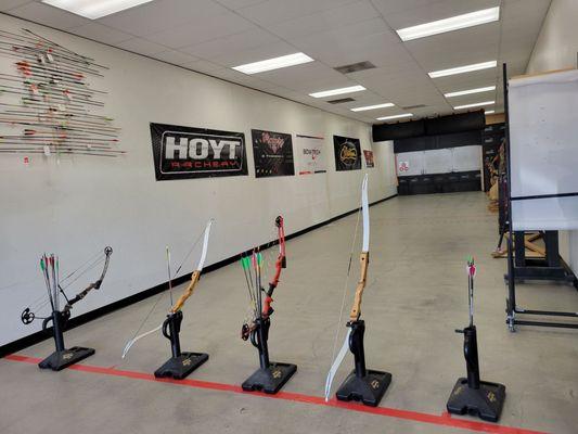 Indoor archery range