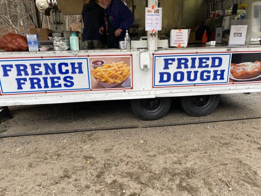 Just fries and dough