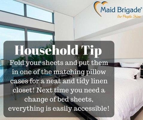 Another tip from Maid Brigade of Northern CT. https://www.maidbrigade.com/ct/manchester/