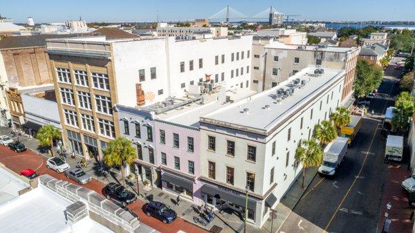 Corner of King Street and Hasell Street