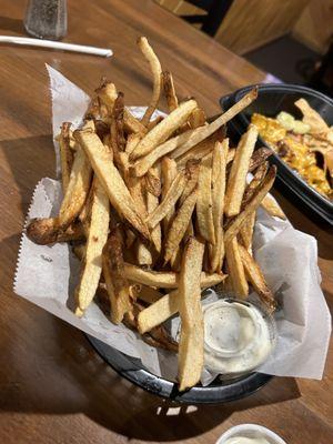 Large basket of fries