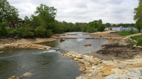 Manchester's Whitewater Park - the largest in Iowa