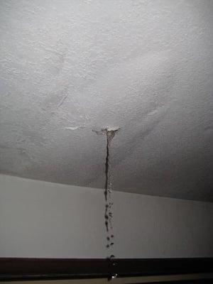 Water damage multiple stories of home