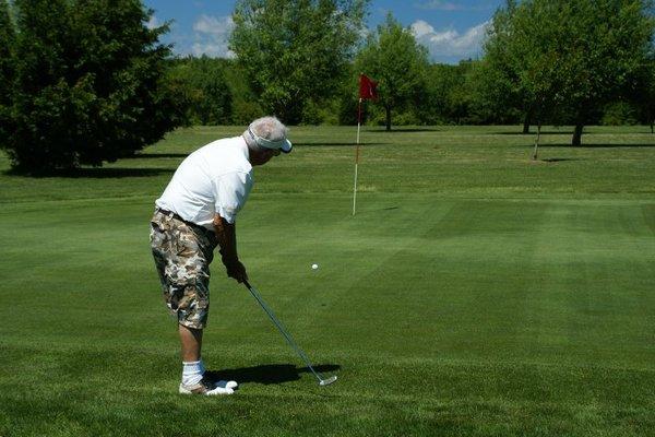 Fantastic practice for a golfer's Short Game.