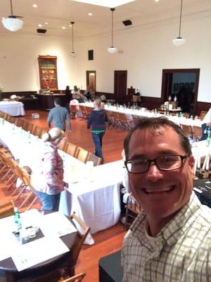 That's me at the Oddfellows hall. It is a beautiful location for a fun casual event or a formal event.