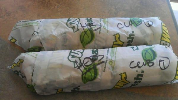 His & her sandwiches :3