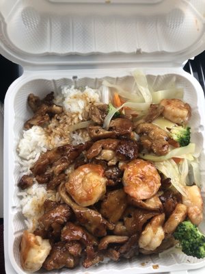 Chicken & Shrimp Teriyaki Combo