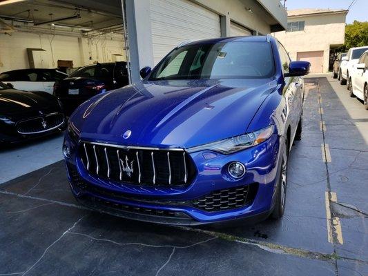 Congrats to our special client with his brand new 2018 Maserati Levante SQ4