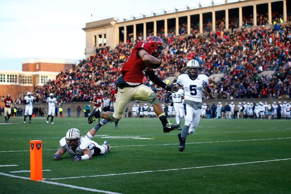 Harvard Beats Yale 31-24 '14, undefeated Ivy Champions, ranked #15