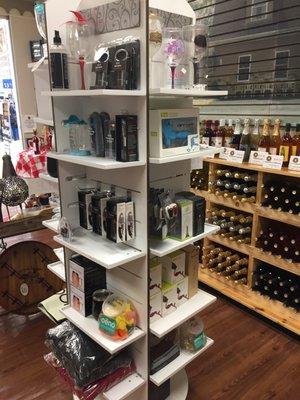 For your best wine experience we also carry bottle openers, stoppers, tumblers, and wine preserving stoppers.