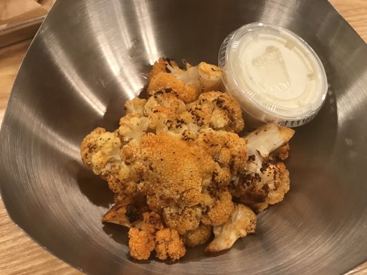 Dry terrible Buffalo cauliflower and horrid ranch