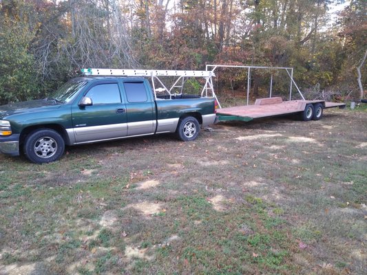 Trailer racks and truck racks