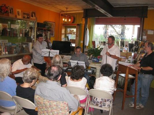 Poet Cliff Bernier reading