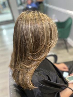 Color + Highlights + Haircut