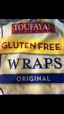 Gluten free Wraps