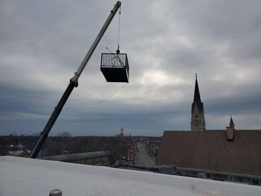 Balconies going up